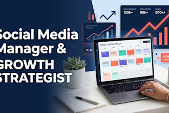 be your social media manager and content growth strategist