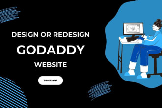 design, and redesign your godaddy website professionally