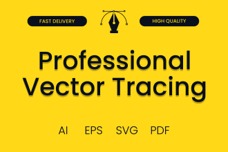 do manual vector tracing with adobe illustrator