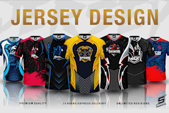 do sublimation jersey or esport jersey design