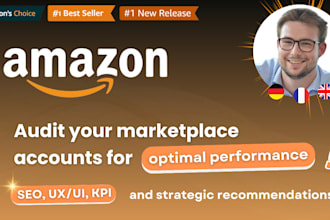audit your amazon seller and vendor central account professional VA in fr and en