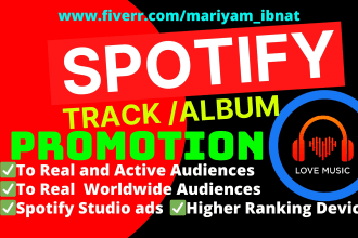 create and run campaign to promote your spotify music