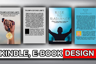 do book cover design, ebook cover, kdp cover design
