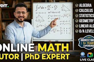 be your expert maths tutor for calculus and university math