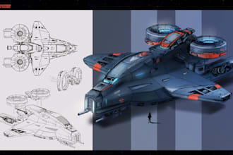 design scifi vehicles for you