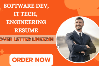 write software developer, tech, engineering, IT, software engineer resume
