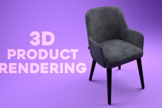 make high quality 3d product rendering