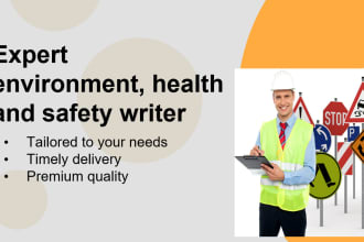 write exceptional environment, health and safety articles