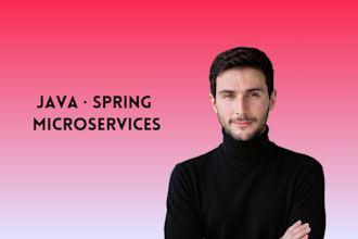 develop scalable java microservices project with spring boot