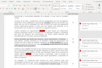 proofread and correct your texts in spanish