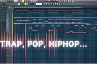 make you a beat for trap, hiphop, pop and more