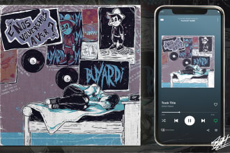 create an illustrated cover for your song