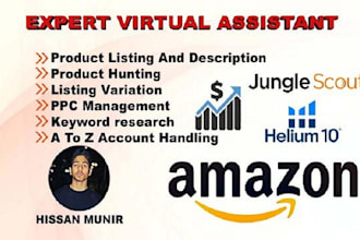 be your amazon virtual assistant, fba virtual assistant