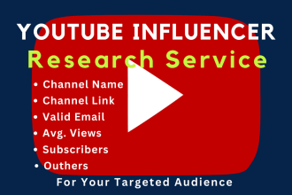 find the best youtube influencers for your brand
