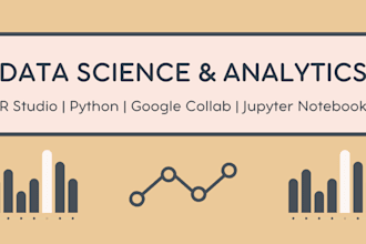 do data analysis, visualization, processing and data cleaning in r or python