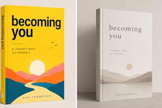 design minimalistic book, novel cover