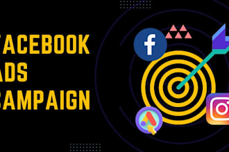 run facebook  ads campaign, social media marketing