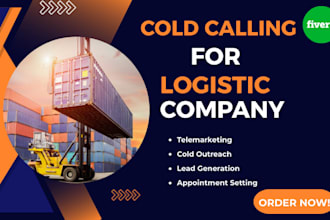 do expert cold calling for shipping and logistic companies