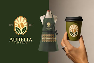 create a brand identity for cafe, restaurant, coffee and food brands