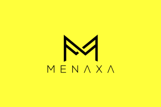 do modern minimalist line art or text logo design
