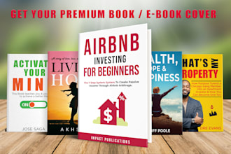 design a professional book cover and amazon KDP book cover