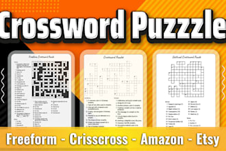 create custom themed crossword puzzles with solutions
