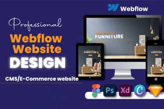 build great webflow cms website, ecommerce webflow website, blog webflow website