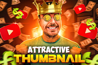 design an attractive youtube thumbnail