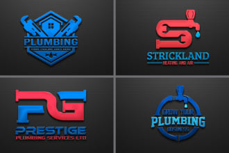 design your plumbing or handyman logo within 24 hours