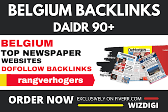 increase belgian SEO rankings with top be  newspapers belgium backlinks