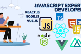 develop nuxt, vue, next and react js web site or fix bugs