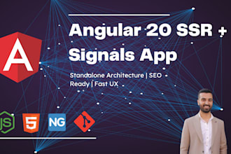 build modern angular 19,20 apps with ssr, signals, standalone