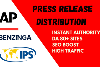 do press release distribution on high authority pr sites