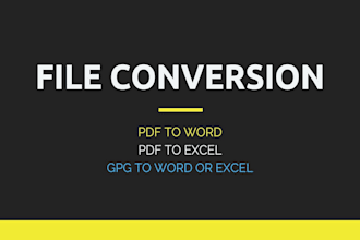 convert a PDF into word document