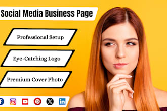 create facebook or instagram or youtube business page
