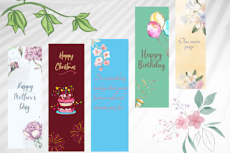 design attractive bookmark designs
