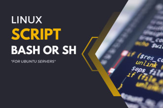 write a linux or unix shell script in bash or sh
