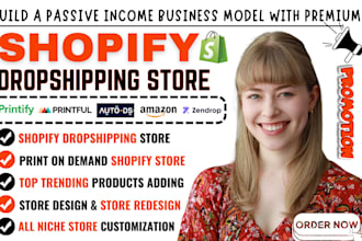 create 7 figure shopify dropshipping store, fashion, pet shopify store redesign