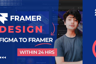 design a stunning website using framer, figma to framer