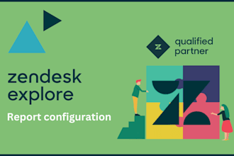 create an advanced data report within zendesk explore