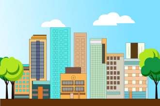 make modern flat illustration design for your image