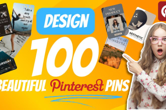 design attractive instagram, pinterest and facebook posts