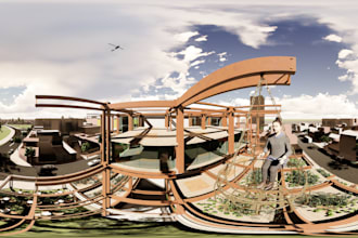 create architectural renderings 4k 360 VR