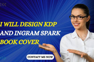 design KDP and ingram spark book cover
