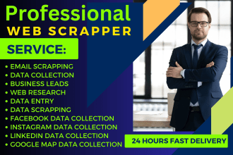 do data mining, web scraping, web research, virtual assistance, data entry