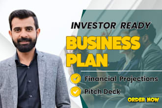 craft business plan with financial projections for startup