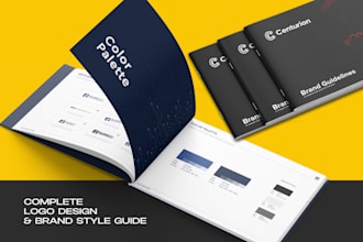 design a trendy minimalist logo with a business brand identity