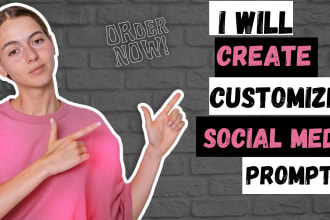 create custom prompts for your social media