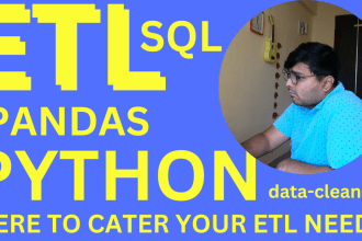 handle etl tasks data cleaning with pandas and sql