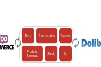 develop dolibarr module synchronize woocommerce and dolibarr